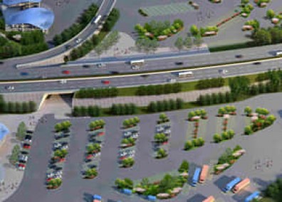 服務(wù)區(qū)立體綠化解決方案