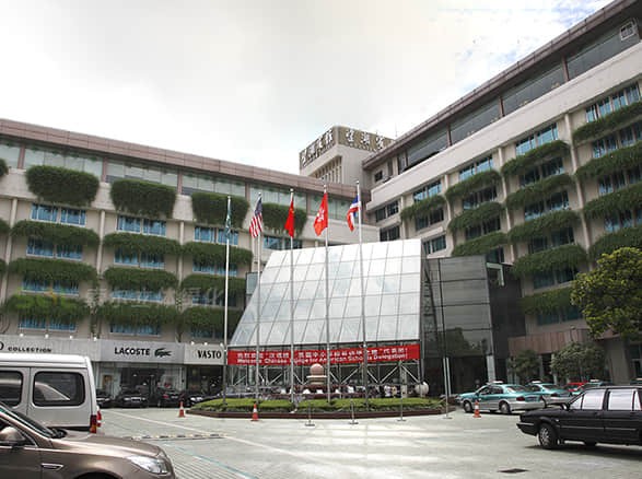 杭州望湖賓館窗臺(tái)綠化案例