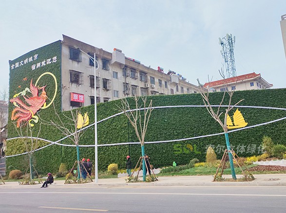 宿州老舊小區(qū)景觀提升立體綠化項目