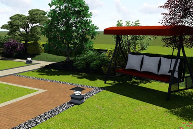 庭院景觀小品設(shè)計效果圖