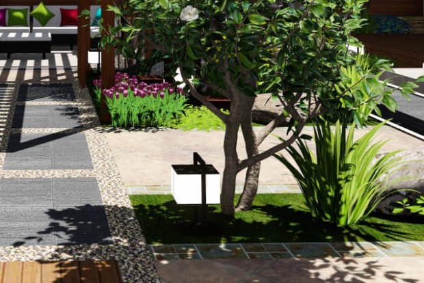 庭院照明設(shè)計效果圖