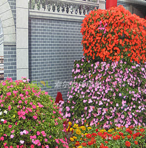 花盆式組合花塔-方形