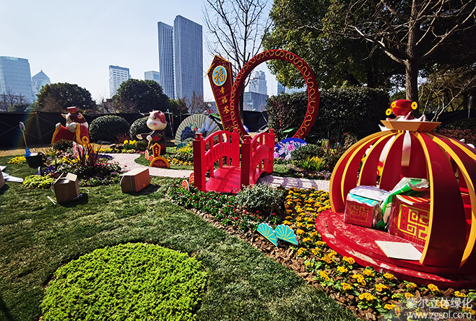 13 2021年1月杭州下城區(qū)西湖文化廣場(chǎng)春節(jié)環(huán)境小品《幸福簽》 (12).jpg