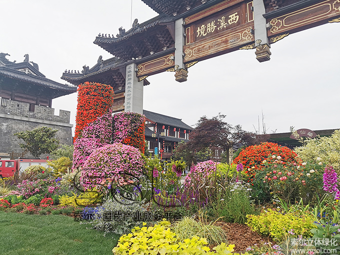 10江蘇東臺西溪古鎮(zhèn)景區(qū)五一景觀提升 (1)泰山路花境.jpg